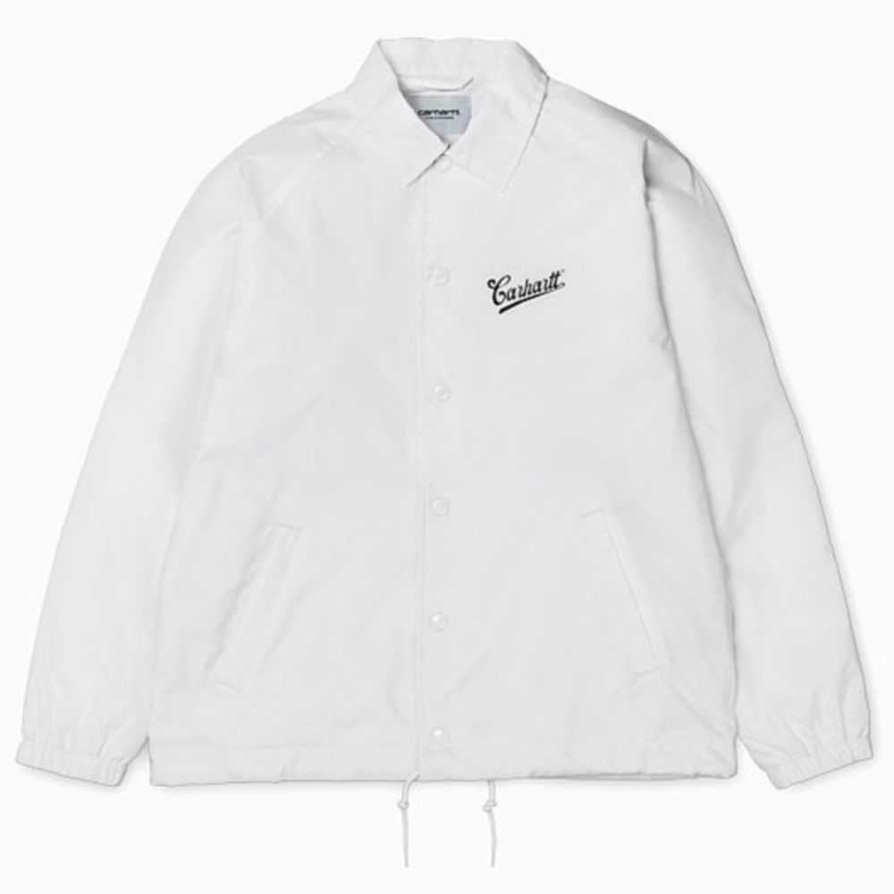 Carhartt Work In Progess WIP White Coach Jacket